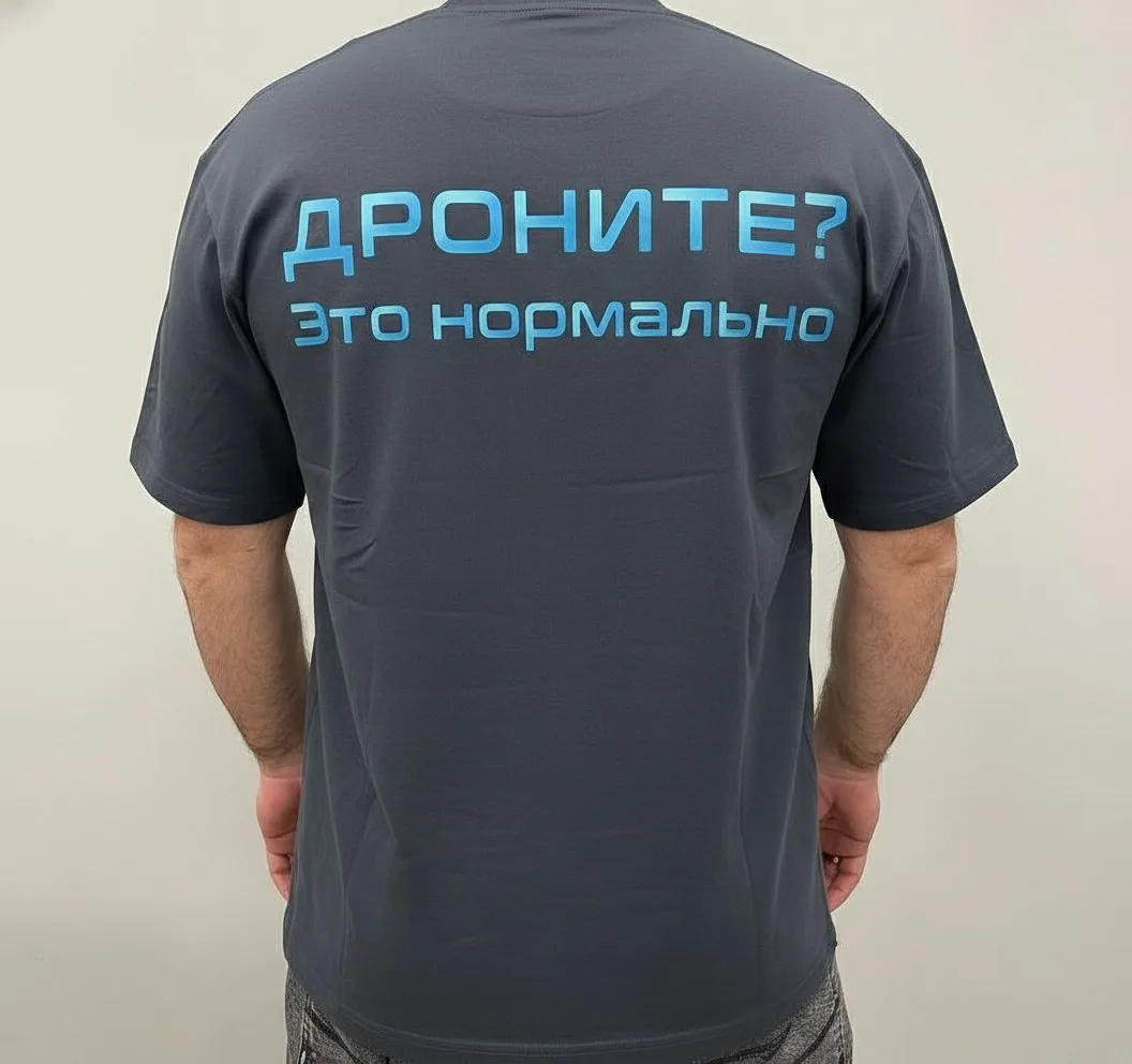 Футболка серая